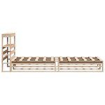vidaXL Cadre de lit sans matelas 90x200 cm bois de pin massif