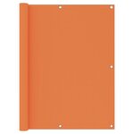 vidaXL Écran de balcon Orange 120x400 cm Tissu Oxford
