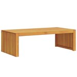 vidaXL Table d'appoint Huile Naturelle 110 x 55 x 35 cm