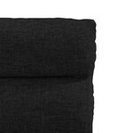 vidaXL Chaises à manger lot de 6 noir tissu