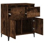 vidaXL Buffet Chêne fumé 60x35x70 cm Bois d'ingénierie