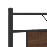 vidaXL Cadre de lit sans matelas chêne marron 160x200 cm