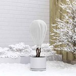 vidaXL Fleece de protection des plantes contre le gel Blanc 50 x 1 6 m