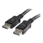 Câble DisplayPort 4K de 50 cm - DP vers DP - Cordon DP 1.2 4K de 0,5m avec verrouillage - M/M - DISPL50CM