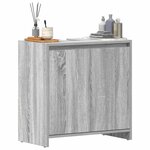 vidaXL Armoire de bain Sonoma gris 60x33x61 cm Bois d'ingénierie