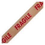 Adhésif pvc industriel imprimé blanc fragile - manier avec precaution 33 microns raja (lot de 6)