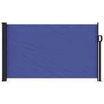 vidaXL Auvent latéral rétractable bleu 120x600 cm