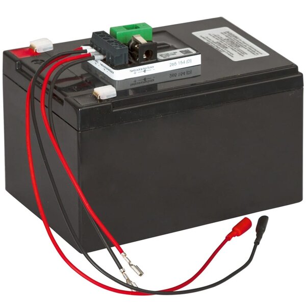Kerbl ensemble complet de batterie au gel 12 v 12ah noir 441215