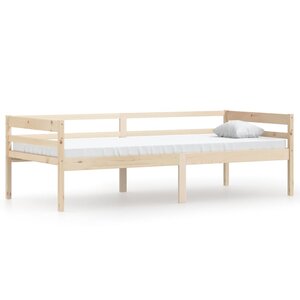 vidaXL Cadre de lit bois de pin massif 90x200 cm