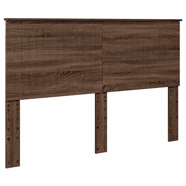 vidaXL Tête de lit Chêne brun 150 cm Bois d'ingénierie