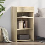vidaXL Buffet chêne sonoma 50x42 5x93 cm bois d'ingénierie