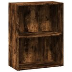 vidaXL Bibliothèque chêne fumé 60x30x77 cm bois d'ingénierie