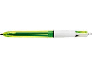 Stylo-bille rétractable 4Colours 3 + 1 Fluo BIC