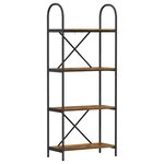 vidaXL Étagère Chêne fumé 60 x 30 x 146 cm Bois d'ingénierie