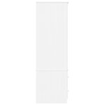 vidaXL Garde-robe ALTA blanc 90x55x170 cm bois massif de pin