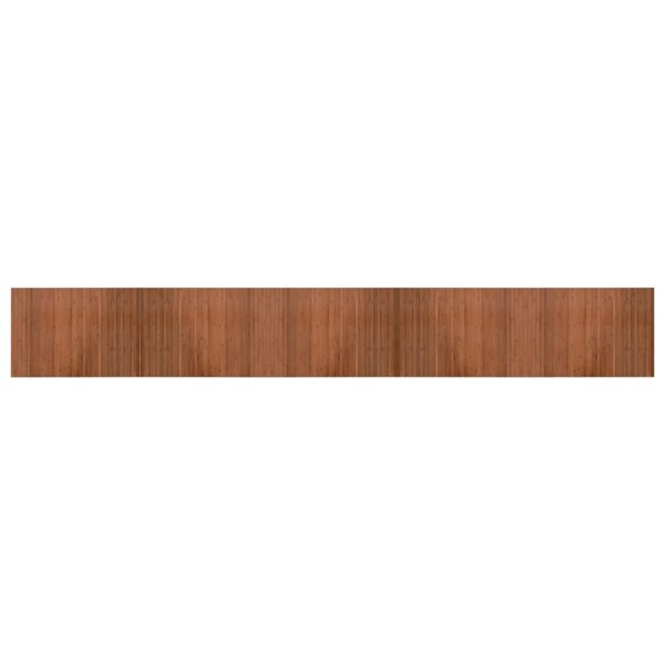 vidaXL Tapis rectangulaire marron 70x500 cm bambou