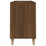 vidaXL Armoire à chaussures Chêne marron 102x36x60cm Bois d'ingénierie