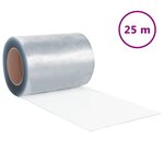 vidaXL Rouleau de rideau en bande PVC 2 6 mm x 300 mm 25 m