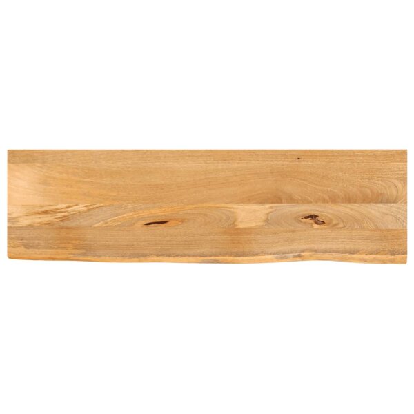 vidaXL Dessus de table à bord vivant 120x30x2 5cm bois massif manguier