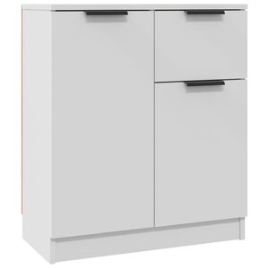 vidaXL Buffet Blanc 60x30x70 cm Bois d'ingénierie