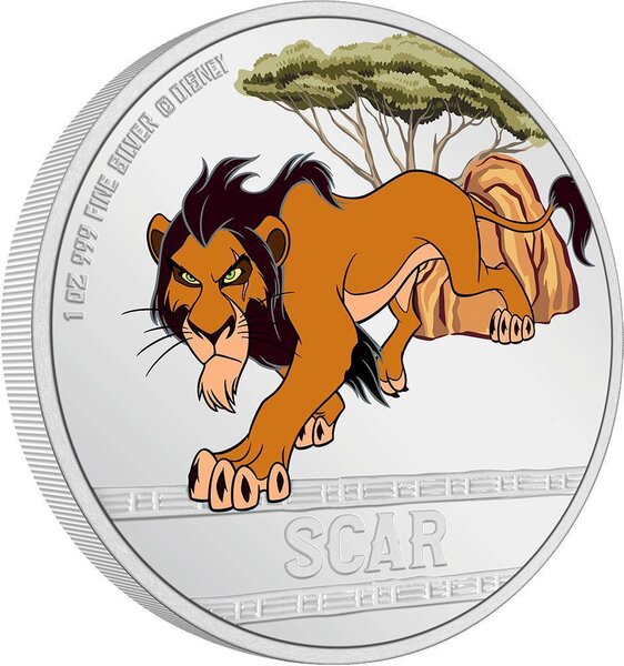 Pièce de monnaie en Argent 2 Dollars g 31.1 (1 oz) Millésime 2024 SCAR