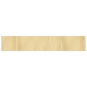 vidaXL Tapis rectangulaire naturel clair 70x400 cm bambou