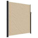 vidaXL Auvent latéral rétractable beige 220x300 cm