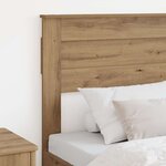 vidaXL Tête de lit Chêne artisanal 90 cm Bois d'ingénierie