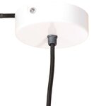 Vidaxl lampe suspendue 25 w blanc rond 17 cm e27