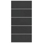 vidaXL Tapis de piscine Noir 550 x 280 cm Géotextile en polyester