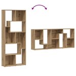 vidaXL Bibliothèque Artisan Chêne 67x24x161 cm Bois d'ingénierie