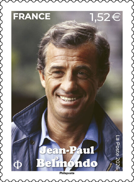 Timbre - Jean-Paul Belmondo (1933-2021) - Lettre Verte