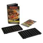 Tefal lot de 2 plaques gaufres - snack collection - xa800412