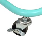 vidaXL Chariot de cuisine 3 niveaux Turquoise 42x35x85 cm Fer et ABS