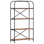 vidaXL Étagère Bois ancien 80 x 30 x 146 cm Bois d'ingénierie