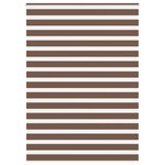 vidaXL Store zèbre marron 155x200cm largeur du tissu 150 9cm polyester