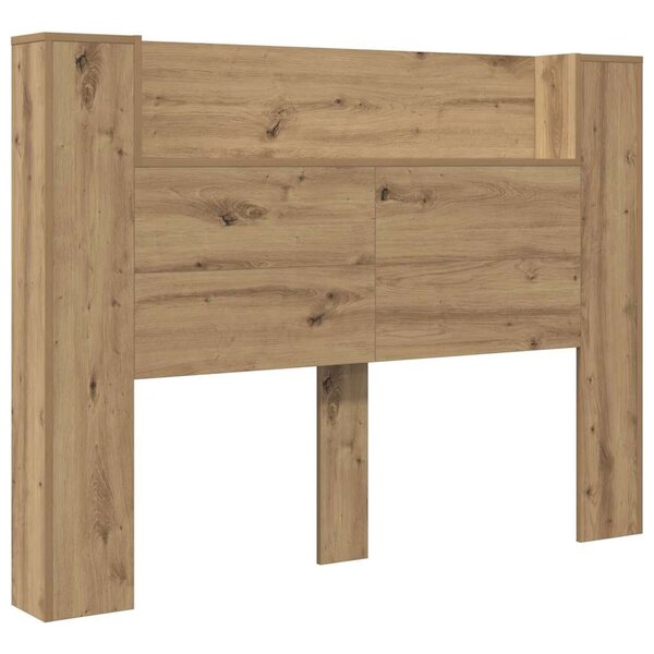 vidaXL Cabinet de Tête de Lit chêne artisanal Bois d'ingénierie