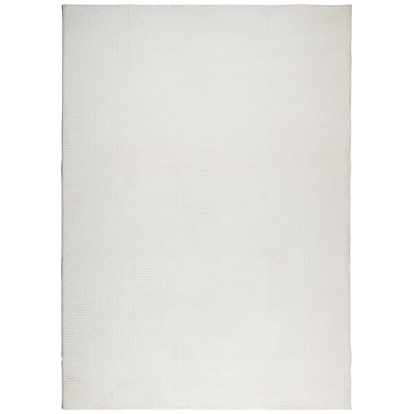 vidaXL Tapis IZA poils courts style scandinave crème 240x340 cm