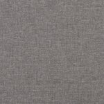 vidaXL Canapé à 2 places Gris clair 120 cm Tissu