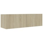 vidaXL Ensemble de meuble TV 7 Pièces Chêne sonoma Bois d'ingénierie