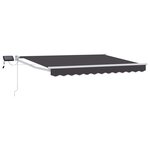vidaXL Store rétractable manuel avec LEDs 3 x 2 5 m