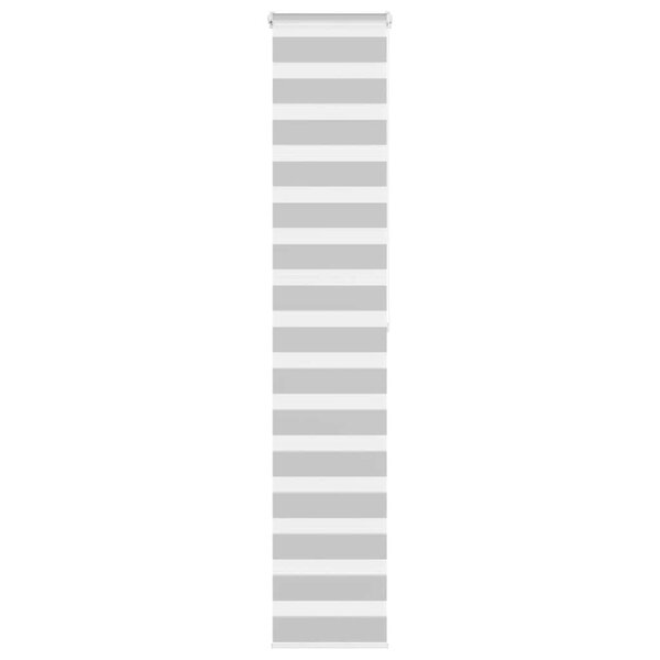 vidaXL Store zèbre gris clair largeur du tissu 45 9 cm polyester