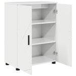 vidaXL Cabinet de salle de bain Blanc brillant 60 x 35 x 80 cm
