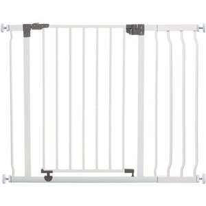 Barrière de sécurité et extension 18 cm 1 barrière + 1 extension - 93-99 cm - Blanc
