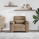 vidaXL Fauteuil cappuccino 100x81x84 cm similicuir