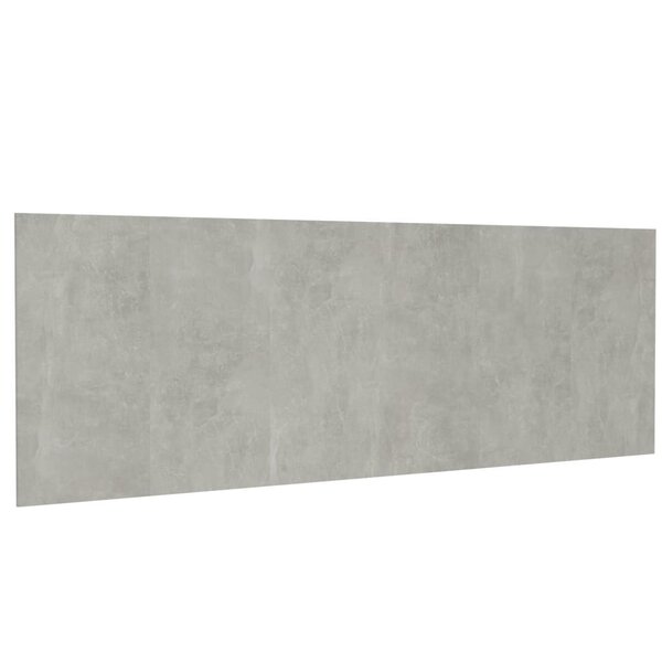 vidaXL Tête de lit murale Gris béton 240x1 5x80 cm Bois d'ingénierie