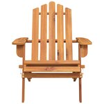 vidaXL Chaises Adirondack de jardin lot de 2 Bois massif d'acacia