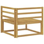 vidaXL Canapé d'angle extérieur Blanc 83 x 83 x 73 cm
