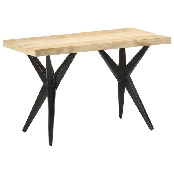 vidaXL Table de salle à manger 120x60x76 cm Bois solide de manguier