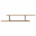vidaXL Étagère TV murale chêne artisanal 125x18x23cm bois d'ingénierie